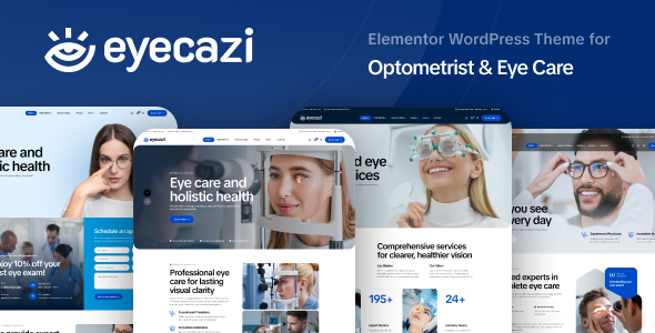 Eyecazi - Optometrist Eye Care WordPress Theme