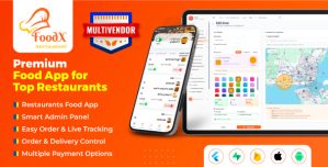 Foodx Multi Restaurant – Food Ordering Restaurant App