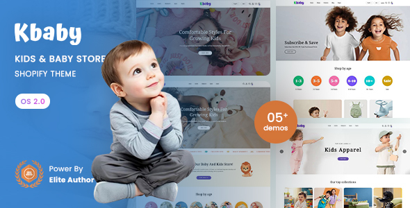 Kbaby - Kids Store  Baby Shop Shopify 2.0 Theme