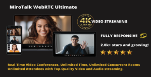 MiroTalk Ultimate Bundle: All-in-One WebRTC for LiveSmart Streaming  Video Conferencing