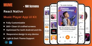 Mume – Music Player React Native CLI App Ui Kit