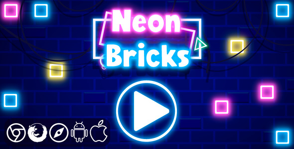Neon Bricks – HTML5 Game