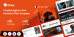 Orisa – Creative Agency  Portfolio HTML Template