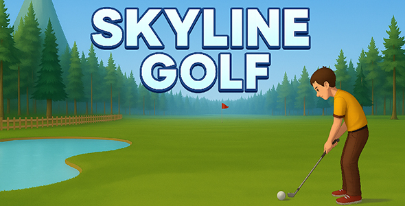 Skyline Golf | Construct 3 | HTML5 Game | 3D