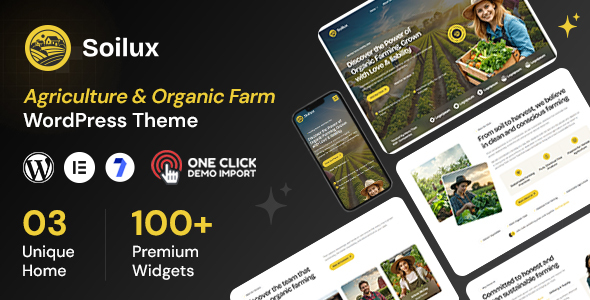Soilux – Organic Farm WordPress Theme