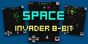 Space Invader 8-Bit – Cross Platform Casual Game