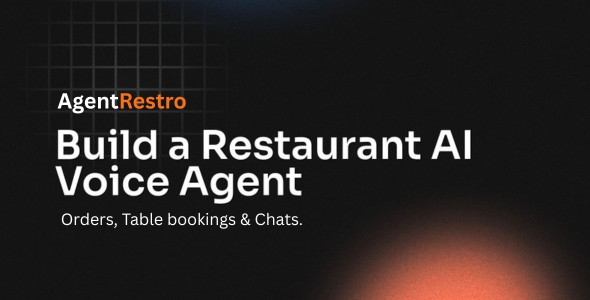 AgentRestro – AI Restaurant Management SaaS with Voice  Chat Ordering  Table Booking
