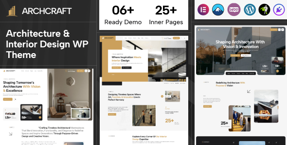 Archcraft – Architecture  Interior Design WordPress Theme