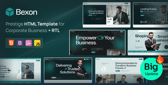 Bexon – Corporate Business HTML Template