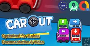 CAR OUT – 720 LEVELS (Admob + GDPR + Android Studio)