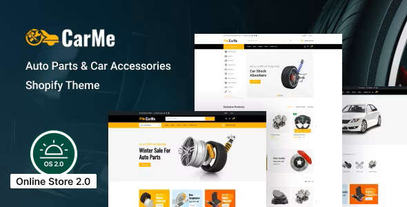Carme - Auto Parts  Car Accessories Shopify Theme