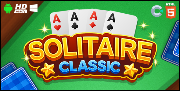 Classic Solitaire HTML5 Game Construct 3