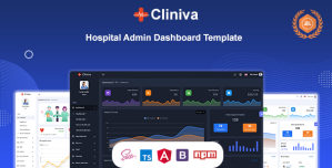 Cliniva Hospital – AI-Powered Angular 21+ Medical Admin Dashboard Template For Doctors  Clinics