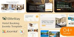 EliteStay – Hotel Booking Joomla Template Multipurpose