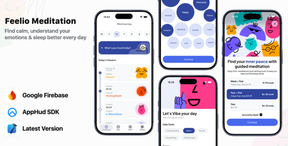 Feelio Meditation - iOS App Source Code