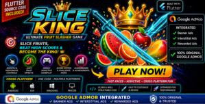 Fruit Slasher Pro | Monetized Flutter Game with AdMob