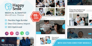 Happysmile – Medical and Dentist WordPress Theme