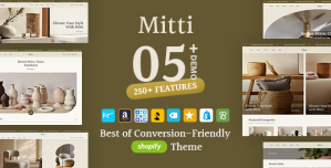 Mitti – High-Converting Home Decor  Crafts Shopify Theme