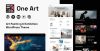 One Art – Portfolio  Artist WordPress Theme
