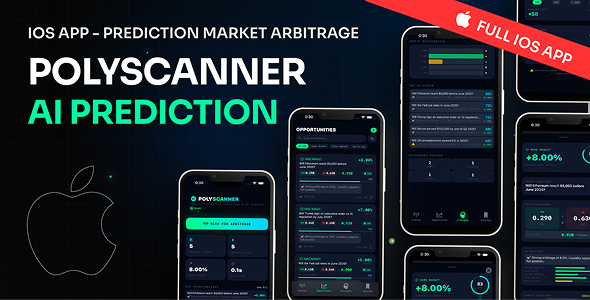 PolyScanner - AI-Powered Prediction Market Arbitrage Scanner for iOS