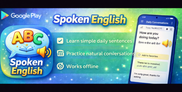 Spoken English Master – Daily English Learning  Vocabulary Builder