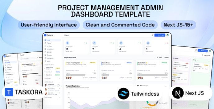 Taskora - Project Management Tailwind CSS Next JS Admin Dashboard ...