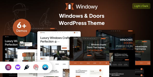 Windowy – Windows and Doors Services WordPress Theme
