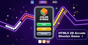 Color Strike HTML5 Arcade Shooter Game
