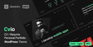 Cvio – Personal Portfolio WordPress Theme