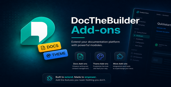 DocTheBuilder Docs Theme Addon - Nulled