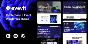 Evevit – Conference  Event WordPress Theme