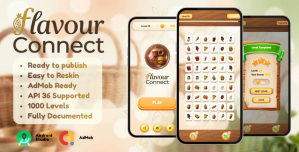 Flavour Connect | Android Food Matching Puzzle Game – AdMob  Publish Ready