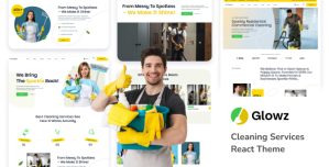 Glowz – Cleaning Services React Template
