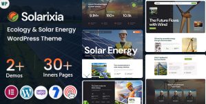 Solarixia – Ecology  Solar Energy WordPress Theme