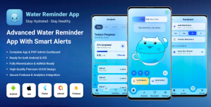 AquaIQ: AI-Powered Water Reminder  Hydration Tracker (Flutter App)