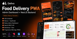 Delivo | Full-Stack PWA Food Delivery Platform (Next.js  NestJS)
