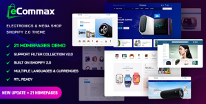 Ecommax – Electronics  Multi-Purpose Shopify Theme