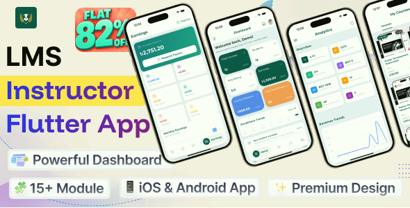 EduEx LMS | Instructor eLearning Flutter Full Application