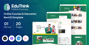 EduThink | Online Courses  Education NextJS Template