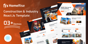 HomeRise – Construction  Industry React Js Template