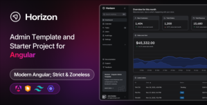 Horizon – Angular Admin Template