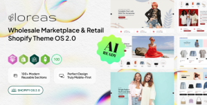 Loreas | Wholesale Marketplace  Retail Shopify Theme OS 2.0
