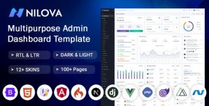 Nilova – Multipurpose Admin Dashboard Template