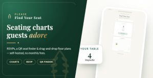 Please Find Your Seat — Event Seating Chart, RSVP  QR Seat Finder (Laravel SaaS)