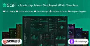 SCIFI – Bootstrap HTML Admin Dashboard Template