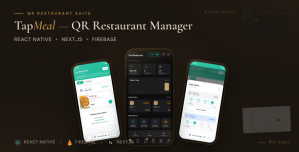 TapMeal – Restaurant Management  QR Ordering System – React Native App