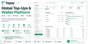 Tappy – Global Top-Ups, Gift Cards  Wallet SaaS Platform