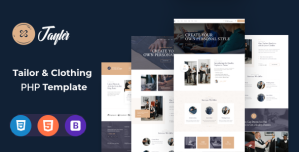 Tayler – Tailor  Clothing PHP Template