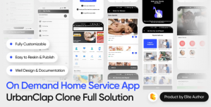 UClap – On Demand Home Service App | UrbanClap Clone | Android App with Interactive Admin Panel