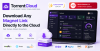 TorrentCloud – Torrent Downloader SaaS with Cloud Storage  File Streaming